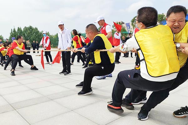 传统运动会：团队拔河